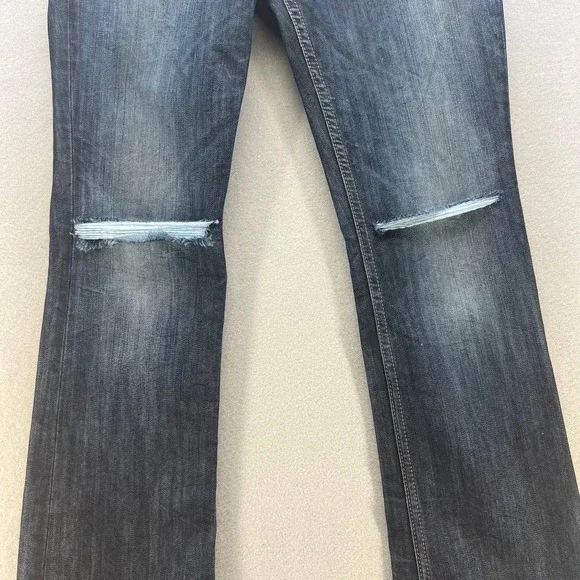 Guess Premium Women's Bootcut Embellished Denim Jeans Size 27 Low Rise - Picture 7 of 16